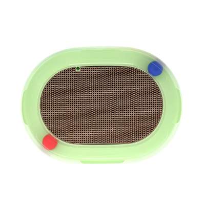 Cat Scratching Pads Turntable Toy Interactive Track Toy with Balls